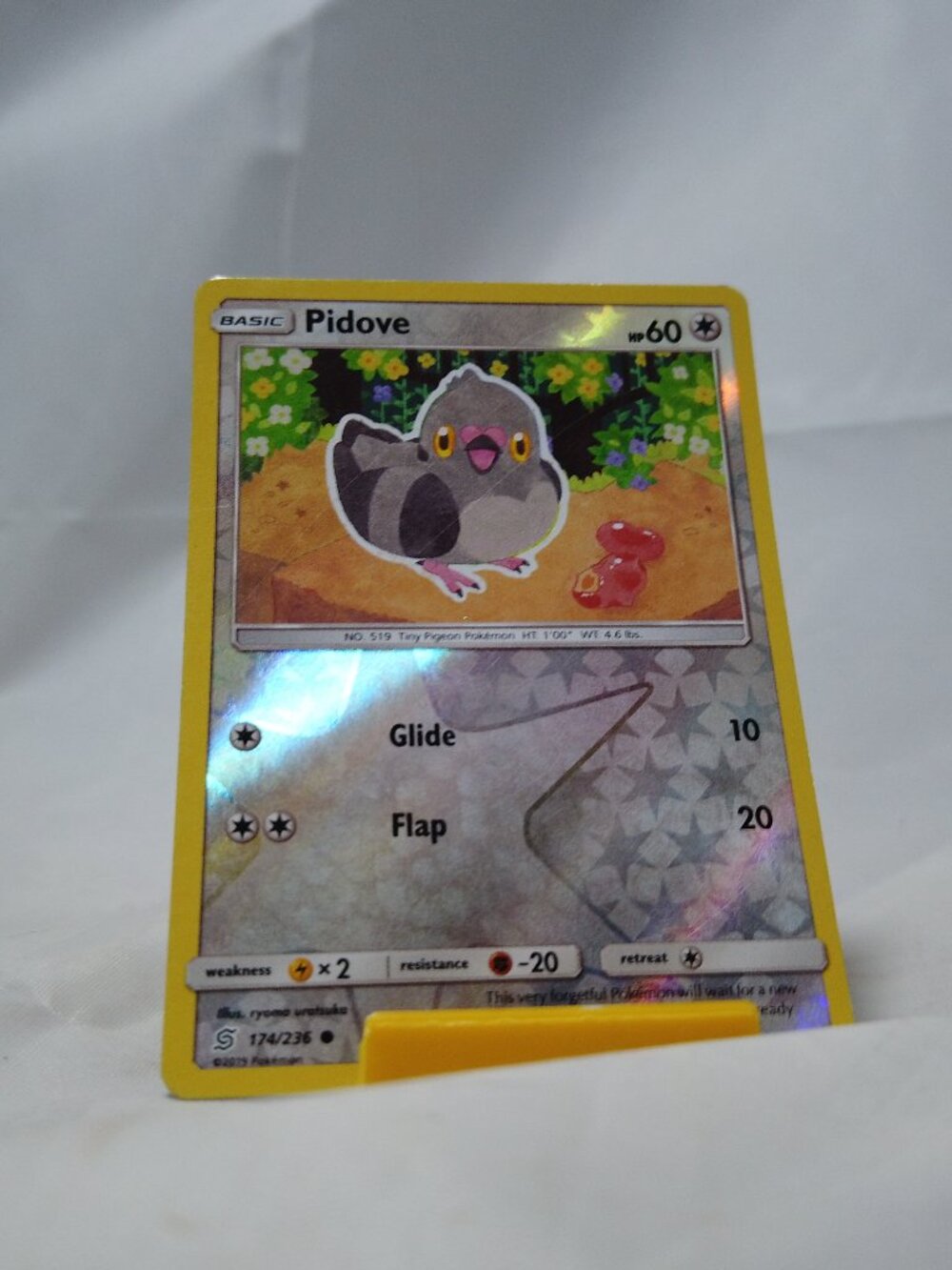 Pokemon Pidove 174/236 Unified Minds Card Common Reverse Holo P